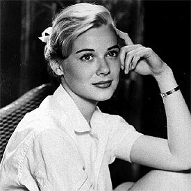 Hope Lange, en una foto de 1958, su mejor época.