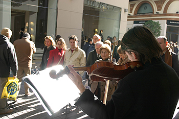 Música de Vivaldi y nieve para la Navidad
