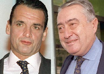 Mario Conde, ex presidente de Banesto, y Arturo Romaní, ex vicepresidente.