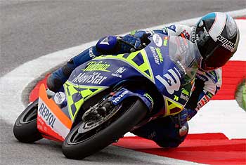 EL PRIMER SALTO DE DANI PEDROSA.