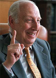 Arturo Gil, durante la entrevista ayer en Madrid.