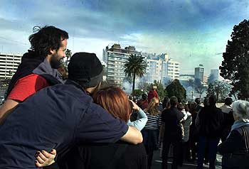 'Mascletà' por la Copa del América en Valencia