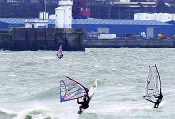GRATIFICADOS POR EL VENDAVAL.