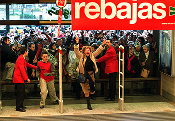 Desenfreno en las rebajas de invierno