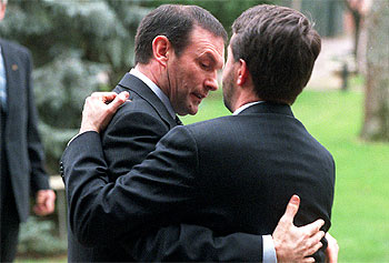 Despedida en Ajuria Enea