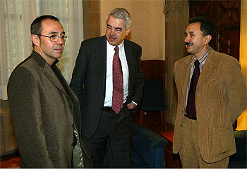 Maragall se entrevista con los líderes sindicales