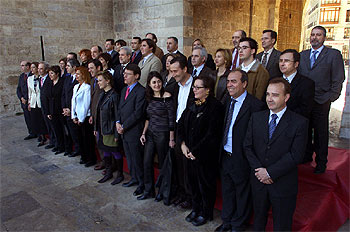 'FOTO DE FAMILIA' DE LOS CANDIDATOS DEL PSOE