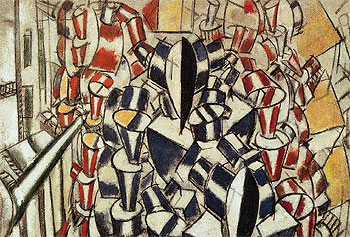 'La escalera (segundo estado)', de Fernand Léger.