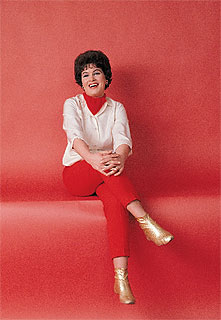 La artista 'country' Patsy Cline (1932-1963).