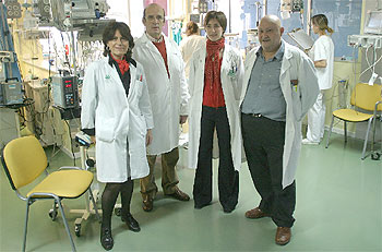 De izquierda a derecha, lsabel Rojas, Mauro Gil Fournier, Gómez de Terreros y Miguel Rufo.