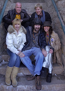 Sally Kellerman, Jerry Doyle, Anthony Rapp, Eddie Daniels y Dan Mirvish, actores y director de  Open   house,   en Sundance .
