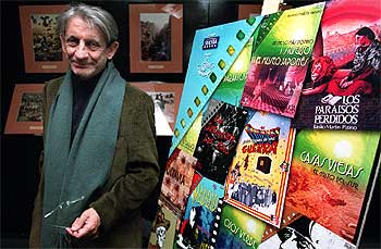 Basilio Martín Patino, durante la presentación de la colección de su obra cinematográfica.rnrn LUIS MAGÁN