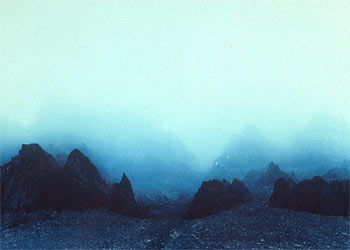 'Island fog' (2002), fotografía de Axel Hütte.