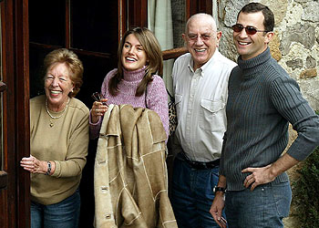 El Príncipe y Letizia, de visita familiar en Asturias