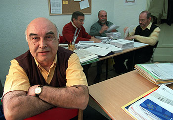Manuel Doblado, presidente de la Asociación Jubiqué, que agrupa a prejubilados del sector bancario.
