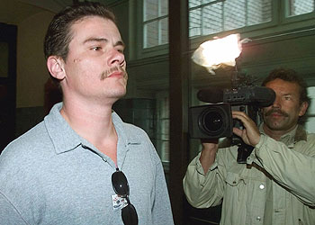 Andreas Krieger, en 2000, durante los juicios desarrollados en Berlín contra antiguos responsables del deporte en la Alemania Oriental.