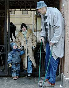 Alexandr Sizonenko, el pasado lunes, en San Petersburgo.