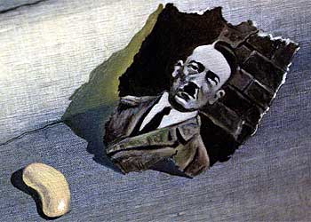 Detalle de  El enigma de Hitler,  de Dalí.