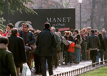 MANET SE DESPIDE DE MADRID.