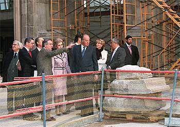 Los Reyes visitan la ampliación del Museo del Prado