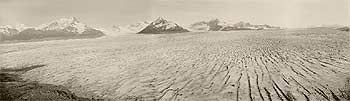 El glaciar Upsala en 1928...