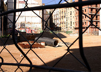 El 'forat de la vergonya' se convertirá en una plaza de barrio