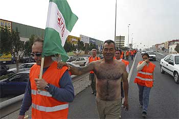 Miembros de la COAG marchan a Madrid