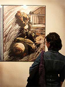  Newsweek series 19 , obra de Francesc Torres en el EACC.