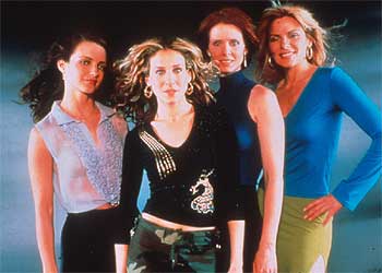 Las cuatro protagonistas de la serie  Sexo en Nueva York. 