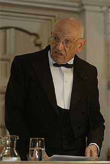 Francisco Rodríguez Adrados, ayer, en la Academia de la Historia.