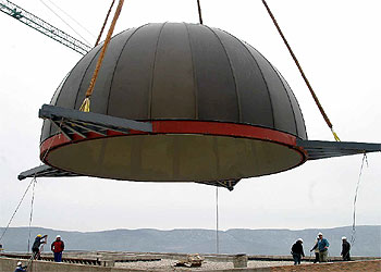 La cúpula del Ojo del Montsec