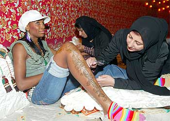 Decoración antes del torneo