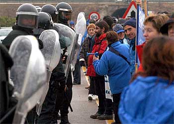 MANIFESTACIONES EN VINARÒS.