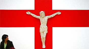  Christ you know it ain't easy  (2003), una de las obras de Sarah Lucas que expone la Tate Britain.