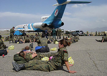 El penúltimo vuelo desde Kabul