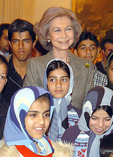 Con los damnificados iraníes