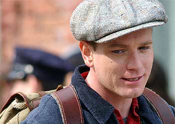 Ewan McGregor, durante el rodaje de  Big fish. 