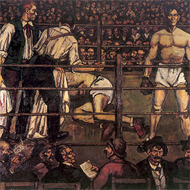 'El boxeador' (1926), óleo de José Gutiérrez Solana, de la colección del Banco Urquijo.