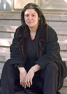 Care Santos, autora de  Los ojos del lobo,  premio Gran Angular.