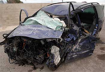 Dos muertos en el choque de un vehículo lleno de hachís