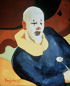  Un   clown,  de George Luks.
