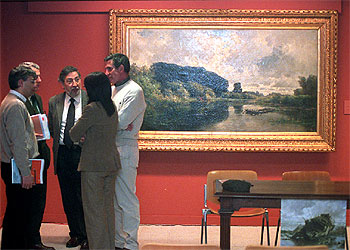  Cercanías de Vriesland  (1878-1884), uno de los lienzos presentes en la muestra de Carlos de Haes en el Bellas Artes vitoriano.