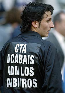 García Pérez exhibe sus quejas.