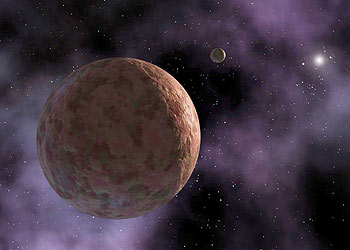 Sedna está tan lejos del Sol, como indica la ilustración, que se podría tapar a la vista con la cabeza de un alfiler.