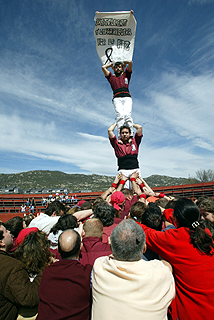 CASTILLOS HUMANOS POR LA PAZ.