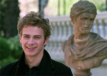 Hayden Christensen, ayer en Madrid.