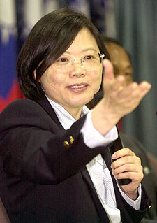 Tsai Ing Wen, ministra de Asuntos con China continental de Taiwan.rnrn AP