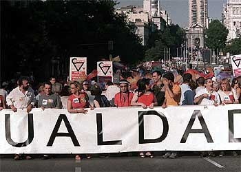 Imagen de archivo de una manifestación del Día del Orgullo Gay en Madrid.