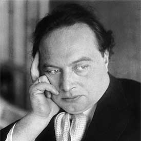 El novelista checo Franz Werfel (1890-1945).