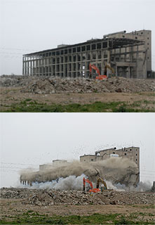 40 kilos de explosivos para volar una fábrica